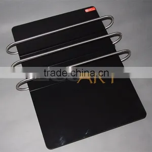 Far Radiant Heater With Tower Hangers Digital Thermostat Controlled Bathroom Glass Infrared Heater thumbnail-1