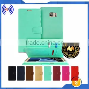 Distribute Mercury Goospery Business Style Flip Leather Phone Case for Samsung Galaxy j3 thumbnail-1