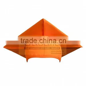 Wholesale Best Quality Adult Matte Orange Graduation Gowns and Caps For School thumbnail-3