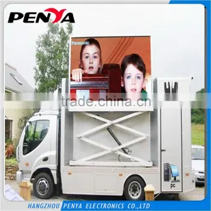 Full Color High Quality 960mm*960mm P10 Advertising Truck Mobile Led Display thumbnail-1