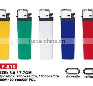 Cheap Bulk Flint Lighter With Five Solid Colour ,77mm,80mm thumbnail-1