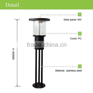 China Manufacturer 2.5w Solar Garfed Lights High Brightness Integrated Solar Street Light (JR-CP82) thumbnail-3