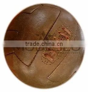 Vintage Leather Soccer Ball thumbnail-1