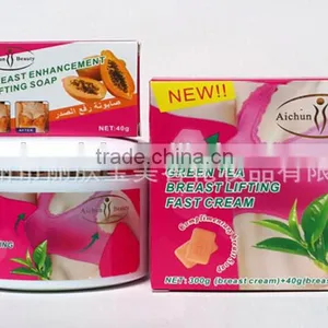 Aichun Beauty Breast Enlargement Cream/ Breast Tight Cream For Sexy Ladies 3oog+ Free Breast Lifted Soap 40g thumbnail-1
