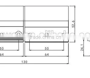 Aluminium Hardware Heavy Duty Glass Door Hinge thumbnail-2