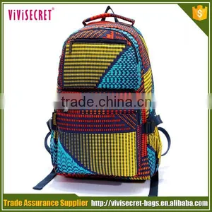 2016 School Bagpack Nylon Rectangle Average Size of Backpack thumbnail-6