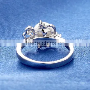 2016 European Style Rings 925 Sterling Silver Pearl Ring Design thumbnail-3