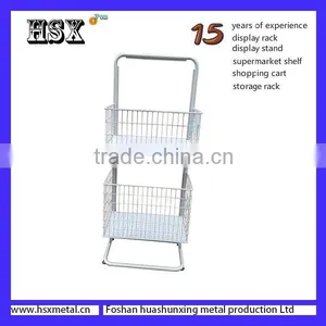 Metal Floor Bread Stand Display /wall Rack HSX-S249 thumbnail-1