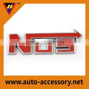 ABS Chrome Auto Emblems Car Logo Letter Sign thumbnail-2