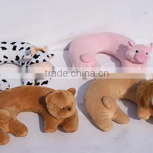 Very Cute Embroidered Plush Animal Pillow thumbnail-2