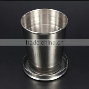 140ml 4oz Stainless Steel Folding Cup / Telescopic Travel Cup / Camping Folding Cup thumbnail-5