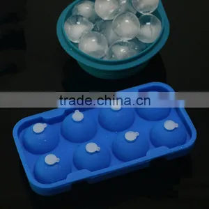 New 4.8cm Diameter Silicone Ice Ball Cube Tray With Small Lid Freeze Mould Bar Jelly Chocolate Mold Maker thumbnail-1