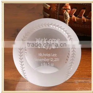 Half-ball Baseball Crystal Paperweight, Hot Salebaseball Around the World thumbnail-2