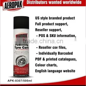 AEROPAK Free Sample Foaming Tyre Care Car Wash Supplies Foaming Tyre Care for Car Wheel thumbnail-1