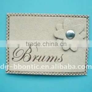 Custom Leather Stamps Patch for Garments thumbnail-1
