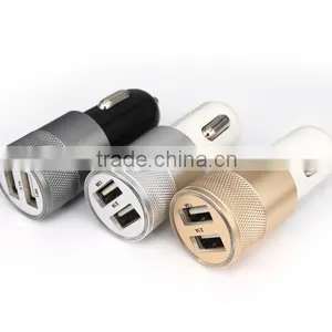 China Manufacture 3.1A Dual USB Car Charger With Bullet Shape Usb Cigarette Car Charger, Car Usb Charger thumbnail-5