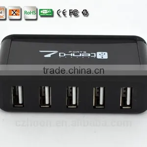 Portable Usb2.0 7 Por Hub, 480MBPS 7 Port Usb 2.0 Hub From Usb Por Hub Suppliers, Good for Gifts thumbnail-3