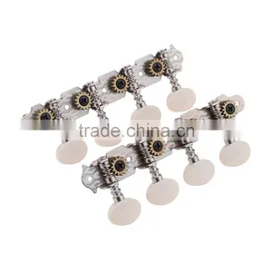 Machines Tuners Pegs Tuning Key With White Pearl Plastic Knobs 4L+4R for Mandolin thumbnail-4