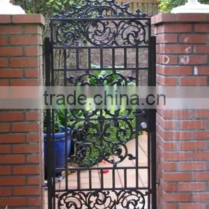 Best Seller Supply Custom Wrought Iron Pool Gate, Iron Walk Way Gates, Scroll Garden Gate on Online Shopping thumbnail-3
