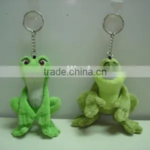Plush Green Frog Key Ring thumbnail-1