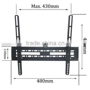 Economical Vesa Standard Max 400*400 Quality Tilted Sliding Lcd Plasma tv Wall Mounts for Most 26" - 55" Flat Screen thumbnail-4