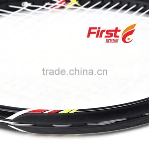 Wholesale Hot Wood Handle Carbon Professional Tennis Racket thumbnail-2