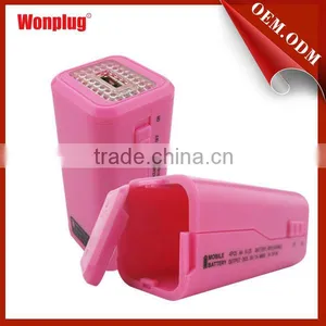 Wonplug High Quaity USB Charger Power Bank With 4PCS AA Battery for Using All Over the World. thumbnail-1