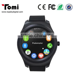 1.3" Touch Screen Smart Watch Q2 MTK2502 Support Heart Rate for os and Android Phone thumbnail-2
