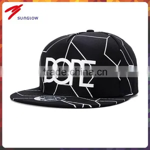 Wholesale Custom Design Your Own Logo 100% Acrylic High Quality Snapback Hat thumbnail-1