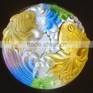 Glass of Fish Tile--JC057 thumbnail-1