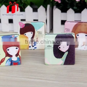 Pu Pocket Mirror,Mini Pu Pocket Mirror,Creative Pu Pocket Mirror thumbnail-1