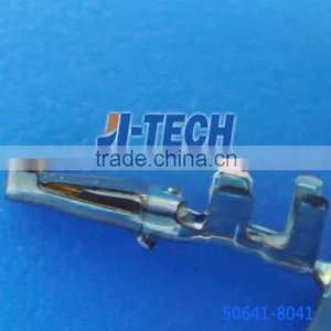 Electrical Crimp Receptacle Terminal Female Molex 50641 Series Connector 50641-8041 28-30AWG Reel Gold thumbnail-5