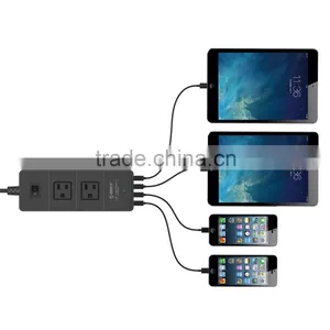 US Portable Socket Outlet 2 Way Outlet With 4 USB Port thumbnail-3