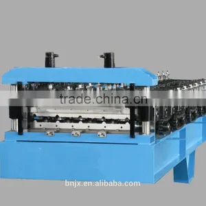 Galvanized PPGI Color Steel Roof Tile Steel Sheet Roll Forming Machinery thumbnail-1