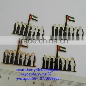 UAE National Day Gifts Uae Flag Lapel Pin Badge,UAE Badge With Magnet thumbnail-5