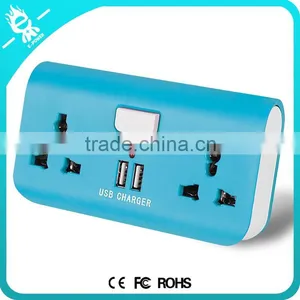 Hot Electrical Socket With USB Retractable Smart 2-usb Power Strip thumbnail-1