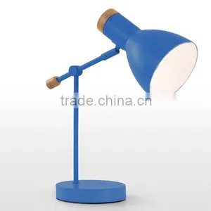 High Quanlity Metal With Powder Coating Finished Bedside Table Lamp Bedroom Study Room Table Lamp thumbnail-2