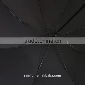 Automatic Open Long Umbrella With Black Fiberglass Frame thumbnail-3
