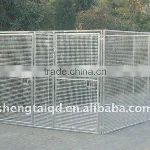 Galvanized Big Outdoor Dog Cage thumbnail-4