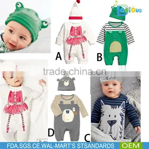 Wholesale Baby Boy and Girls Clothes Set Cotton Spring Newborn Baby Clothes thumbnail-1