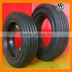 Hot Sale 3.20-8 Tractor Trailer Tires Solid Rubber Tires in Airport thumbnail-1