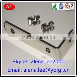 Customized Various Types Metal Adjustable Galvanized Angle Bracket ISO/SGS Passed thumbnail-2
