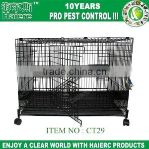 Haierc Most Popular Wire Mesh Dog Crate Large Steel Dog Cage thumbnail-1