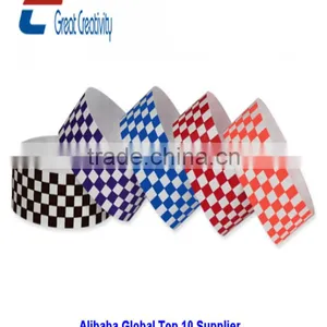Custom Color Ty Vek/Paper Wristbands For Events thumbnail-1