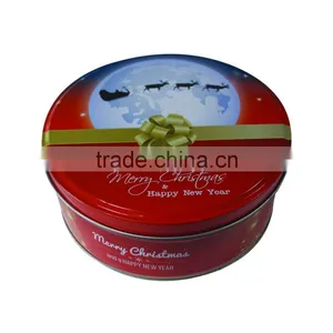 Customization Design Cheap Custom Logo Creative Design Round Tin for Round Tube Wine Gift Box thumbnail-1