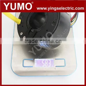 Electric Slip Ring Ethernet Type High Current SRH3899-6P 38.1mm 500mm 6 Circuits Slip Ring thumbnail-5