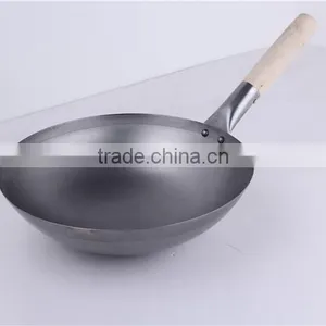 SGS Certificate Machine Made Coating Carbon Steel China Wok For Sale thumbnail-1