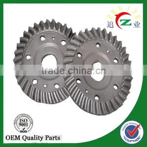 Auto Rickshaw Parts Steel Spiral Bevel Gears Driving Bevel Gear for Tricycle thumbnail-2