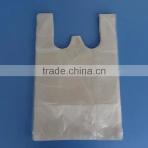 pe High Quality T-shirt Bags Disposable Plastic Bag thumbnail-1