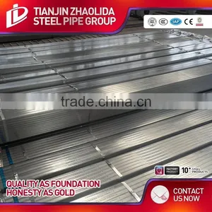 Zinc Coated 200 g - 500 g Bs1387 Galvanized Rectangular and Square Steel Pipe for Construction Use thumbnail-1